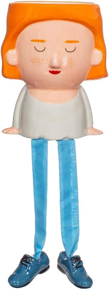 Sass & Belle Plant Mum Planter With Dangling Legs, Multicolor