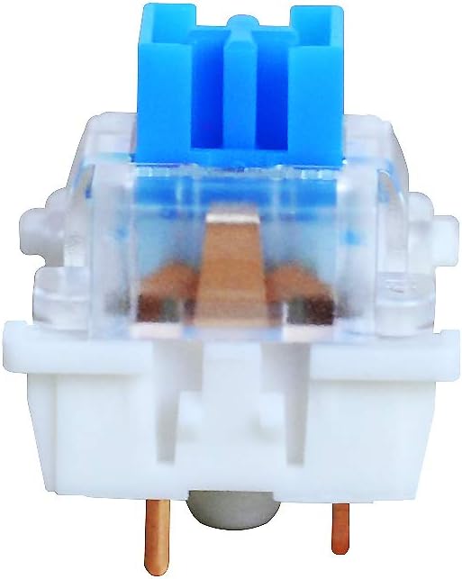 OUTEMU Keyboard Switches 3-Pin Keyswitch for RGB Mechanical Gaming Keyboard (20 PCS)-Blue - Image 4