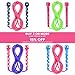 Inventiv Kids Jump Rope, Cute Colorful Designs, 9ft Adjustable Length, Quality PVC, Suitable for Children, Adults, Fitness, or Play (Hearts | Navy/Pink)