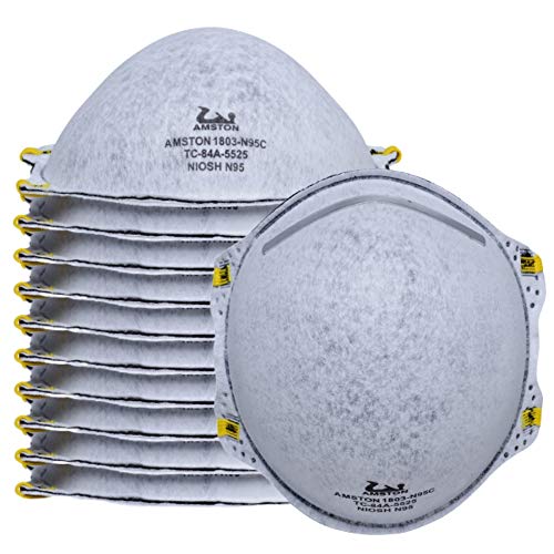 Amston N95 Disposable Dust Masks (10 count) CDC/NIOSHcertified