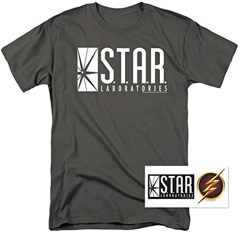PopfunkClassic Flash Star Labs Superhero S.T.A.R. Laboratories T Shirt