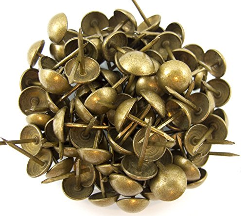 C.S. Osborne Natural French Nail Tacks Antique Brass 5/8" 100pk