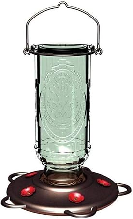 Amazon Com More Birds Vintage Hummingbird Feeder Antique Glass