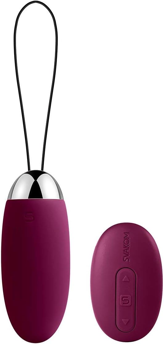 SVAKOM Elva Remote-Controlled Vibrating Egg, Purple