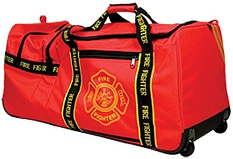Fire Fighters Large Gear Bag with Wheels by Haynesville Dist