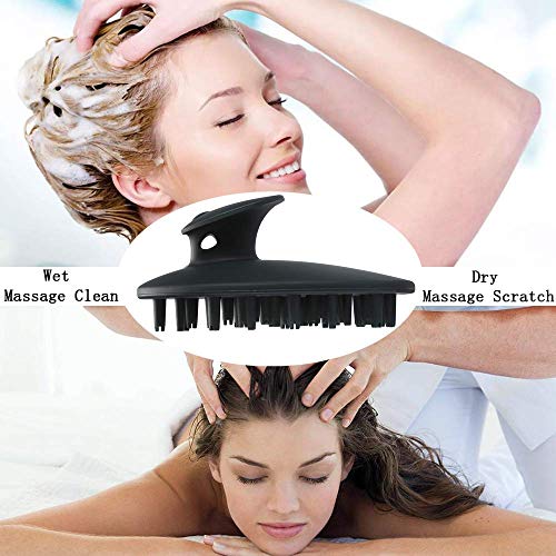 GCGORIH Scalp Massager,Hair Shampoo Brush Scalp Scrubber Shower Scalp