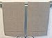 CleverDelights Natural Linen Hemstitched Hand Towels - 6 Pack - 14