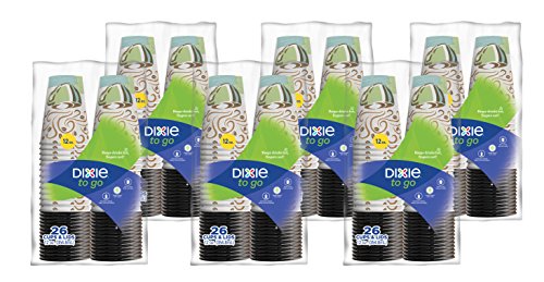 UPC 042000237567, Dixie To Go Paper Cups and Lids, Pack of 6 - 156 count