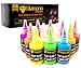 Diamond Driven Body Glow in Dark Paint Blacklight Face and Body Paint UV, Acrylic Glow Paint 60ml 2.02oz - Set of 12 Tubes - Neon Fluorescent