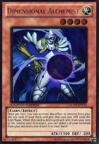 Yu-Gi-Oh! - Dimensional Alchemist (GLD3-EN015) - Gold Series 3 - Limited Edition - Ultra Rare