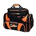Hammer Premium Deluxe Double Tote Bowling Bag, Black/Orange