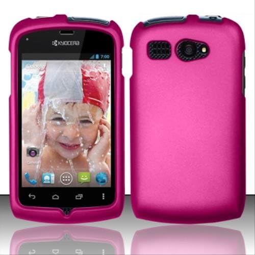 For Kyocera Hydro C5170 (Boost) Rubberized Cover - Rose Pink