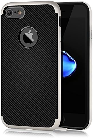 iPhone 7 Protective Case by Class Electronics โ Slim Design & Durable Construction Cell Phone Cover (Silver)