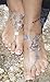 Bienvenu Multi Chain Beach Tassels Anklet Chain Bracelet Barefoot Sandals Foot Jewelry,2 Pcs Set