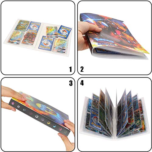 Pokemon Card Holder Binder, Book Best Protection Album Trading Cards GX