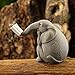 Top Collection Miniature Garden Elephant Reading Book