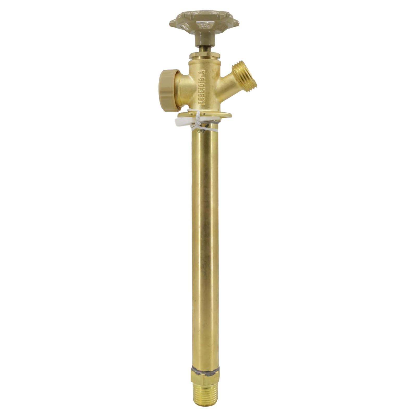 Photo 1 of 8 Inch Anti-Siphon Frost Free Sillcock Valve Multiturn 1/2 Inch NPT, 3/4 Inch Hose Bibb, Brass Body,Brass Valve 8 inch Length