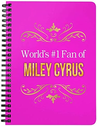 World's #1 Fan of Miley Cyrus Spiral Notebook Journal Diary: Miley Cyrus Merchandise 5"x7" 150 Page Spiral Notebook Journal Diary for Fans of Miley Cyrus!