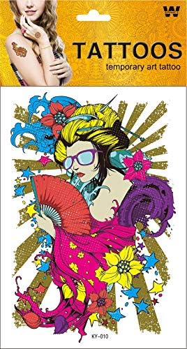RichBoo UV-Temporary-Tatoos Metallic Blacklight-Tattoos-Bulk