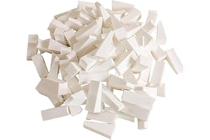 100 Pcs Nail Sponge Make Up Blender Beauty Soft Nail Art Sponges for Ombre Triangle Shape Nails Art Sponges Makeup Foam Found