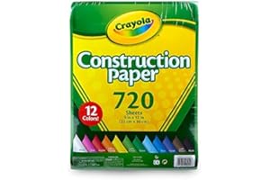Crayola Bulk Construction Paper, 12 Assorted Colors (720 ct.)