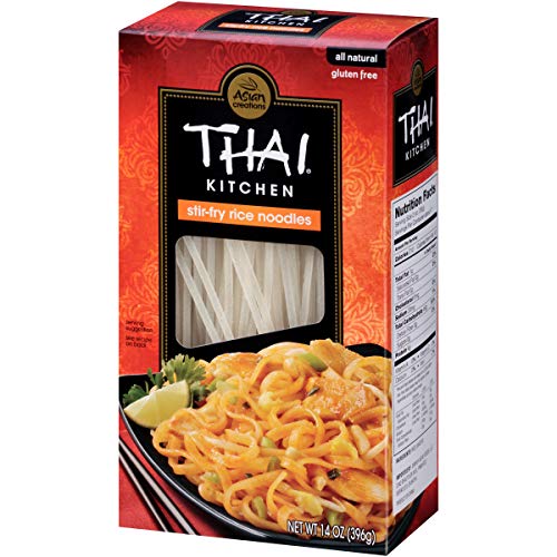 Thai Kitchen Gluten Free Stir Fry Rice Noodles, 14 oz, Pack of 6