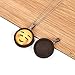 LANBEIDE 15 PCS Wooden Bezel Pendant Trays Round Cabochon Setting for Bracelet Necklace Jewelry Making (30 mm)