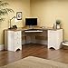 Sauder Harbor View Computer Desk, Antiqued White finish