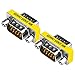ELECTOP 2 Pack HD15 VGA Male to Male Mini Gender Changer for PC