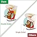 AriTan Car Boat Window Stickers Decorations for Kids Boys and Girls,Flexible Reusable No Glue Double Sided Clings, Space Ship Hot Air Balloon, 3 Sets