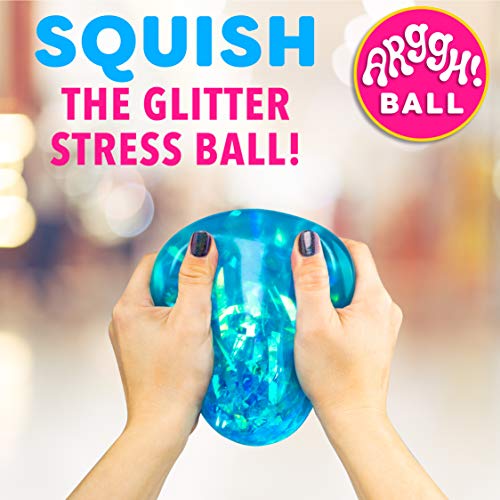 Power Your Fun Arggh Glitter Stress Ball For Adults And Kids Medium