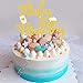 Baby is Brewing Cake Topper, Baby Shower Baby Sprinkle Cake Decorations, Gender Reveal Diaper Party Supplies, Beer & Baby Bottle Design for Boys or Girls, Double Sided Gold Glitter