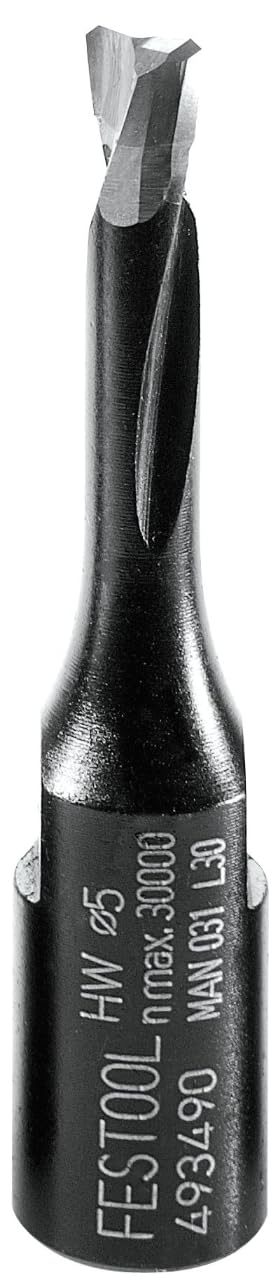 Festool D 5-NL 20 HW-DF 500 Domion Router, Black With Carbide-tipped Cutter Blade