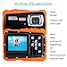 Waterproof Camera for Kids, FLAGPOWER Underwater Camera for Boys and Girls, 12MP HD Action Sport Camcorder with 2.0 Inch LCD Display 4X Digital Zoom 5MP CMOS Sensor 16G Memory Card Flash