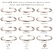 Solocute Bracelets for Women Personalized Inspirational Jewelry, Braver Stronger Smarter, Engraved Mantra Band Cuff Bangle Friend Encouragement Gift for Her
