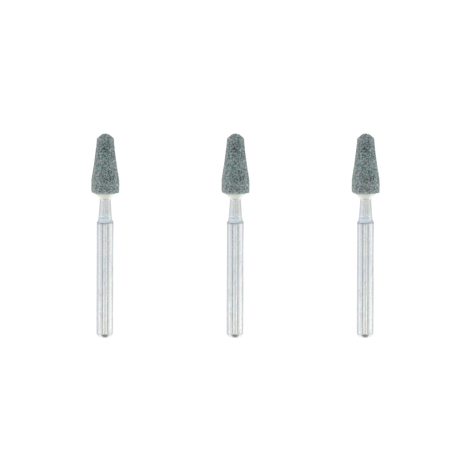Dremel 84922 Silicon Carbide Grinding Stones Accessory Set, 3 Stones for Grinding, Sharpening and Engraving in Stone, Glass and Non-ferrous Metals (4,8 mm)