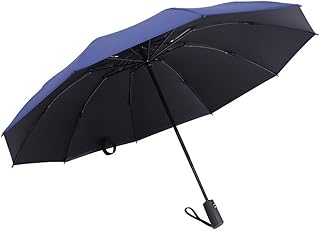 ZHANGYY Klappschirm 10 Bone Reverse Umbrella Winddichter automatischer Klapp-Kompakt-Reiseschirm Vollautomatischer Klappschirm