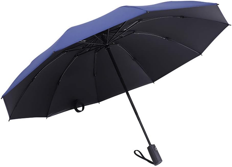 ZHANGYY Klappschirm 10 Bone Reverse Umbrella Winddichter automatischer Klapp-Kompakt-Reiseschirm Vollautomatischer Klappschirm