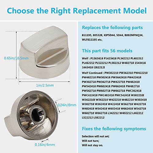 Ventilation Hood Knob Replacement 811195 805328 KIP5D44 5D44 B002MFNQ34