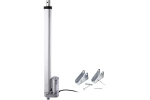 Homend DC12V 14inch Stroke Linear Actuator with Mounting Bracket 900N(225lbs) Maximum Lift 10mm/s for Recliner TV Table Lift Massage Bed Electric Sofa Linear Actuator (14 inch)