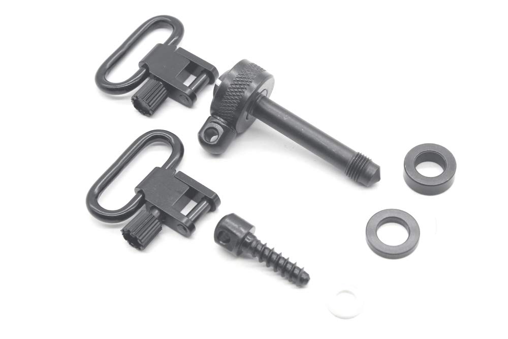 TRIROCK Quick Detach 1.0'' Rifle Sling Swivels Mounting Kit Fits Remington 7400 / Model Four Autoloaders S-1712