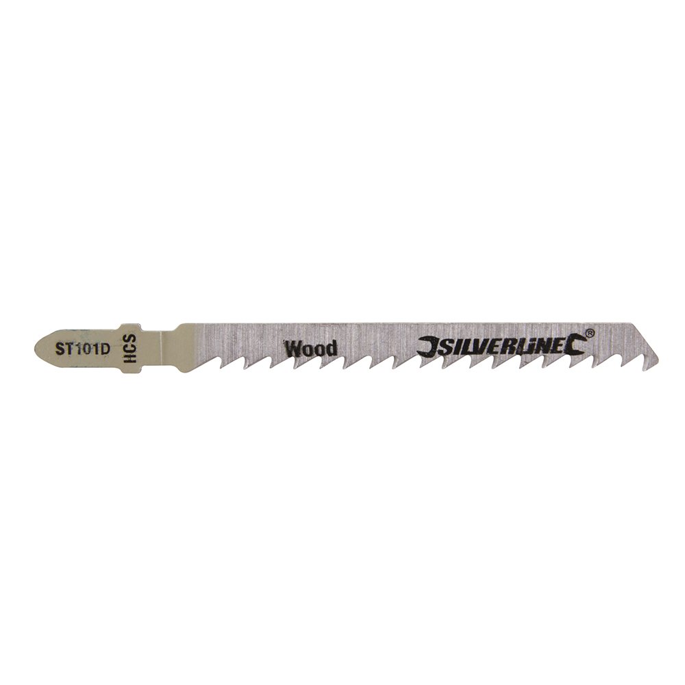 Silverline 233588 Jigsaw Blades for Wood 5pk ST101D