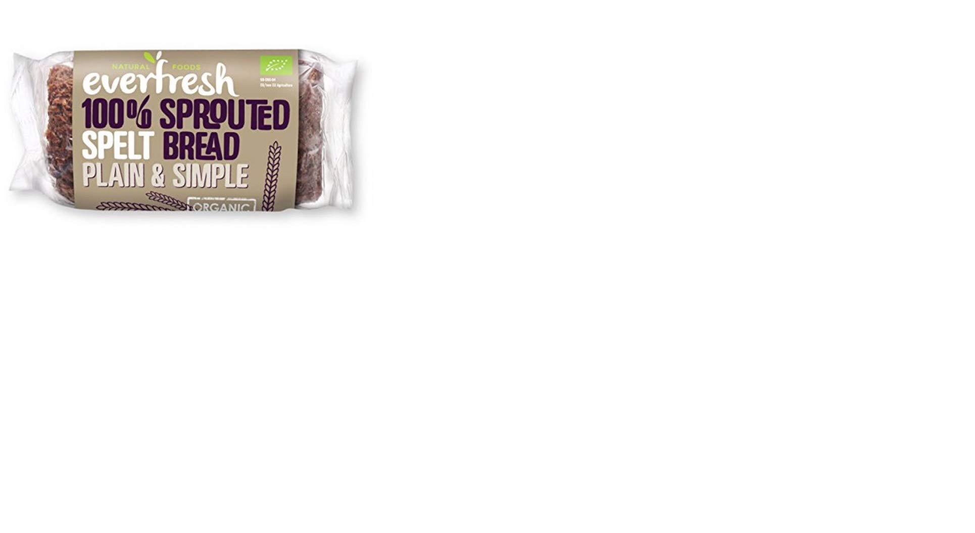 Everfresh Organic Sprouted Spelt Bread 400 g
