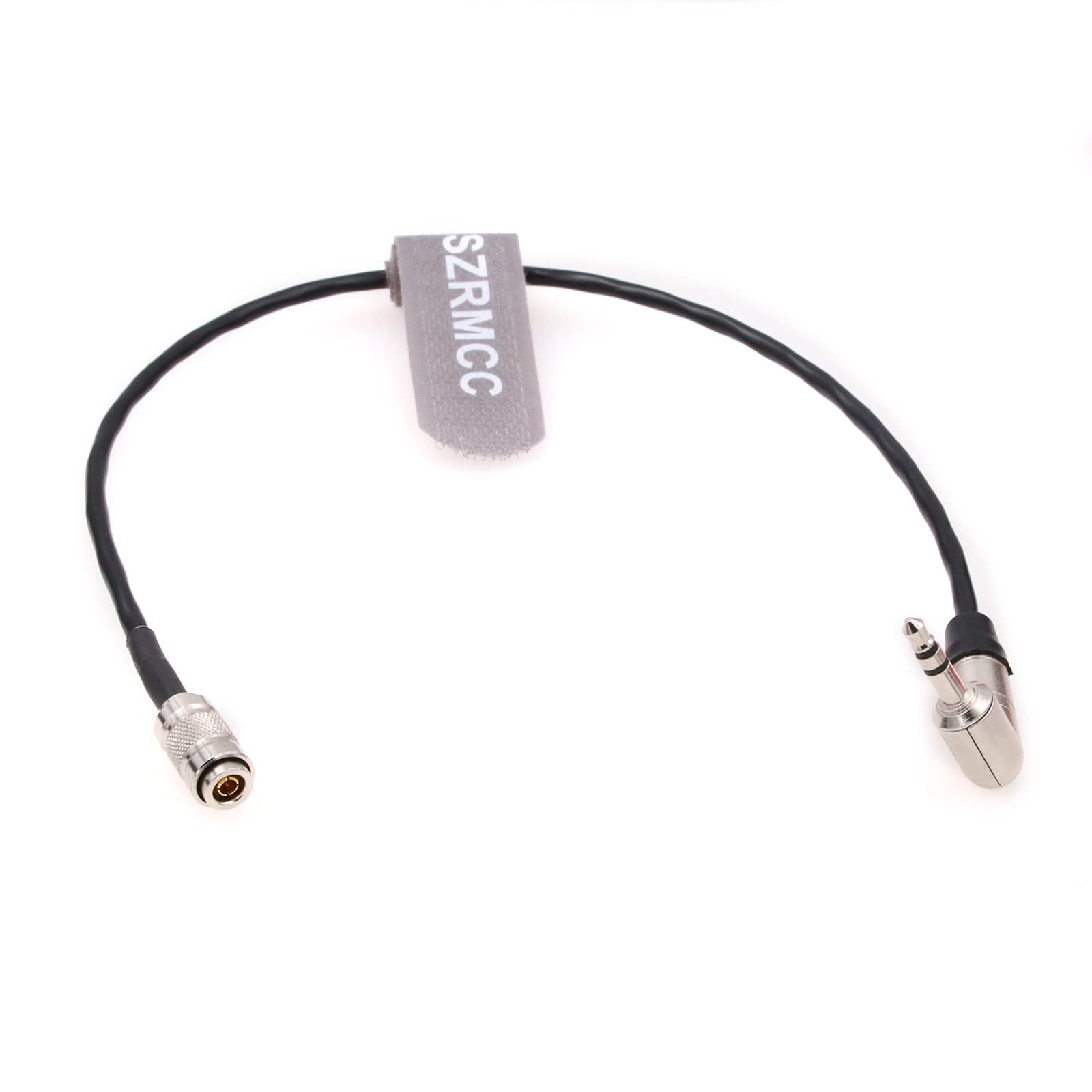 SZRMCC Ultrasync One DIN 1.0 2.3 BNC to Right Angle 3.5mm Jack Timecode Cable for DSLR Cameras