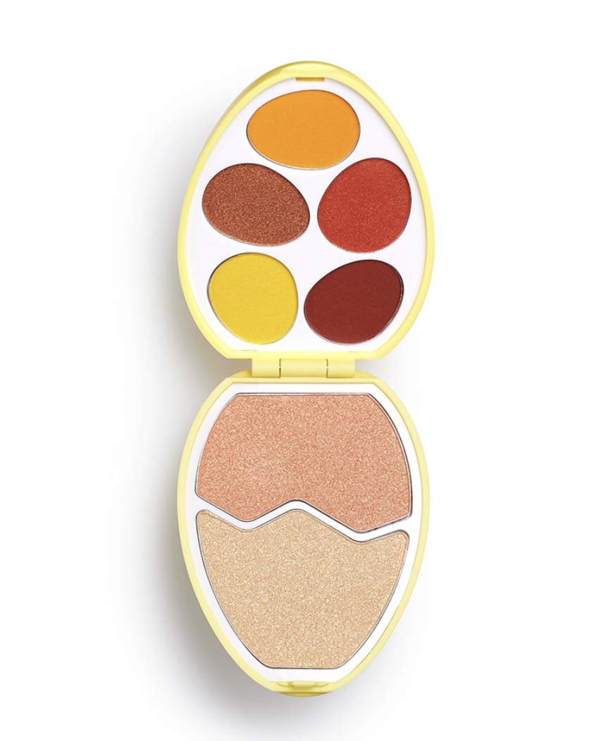 I Heart Makeup - Chick Easter Egg Face & Shadow Palette - Face Makeup Set - Shimmery, Vegan Eye Shadow Palette