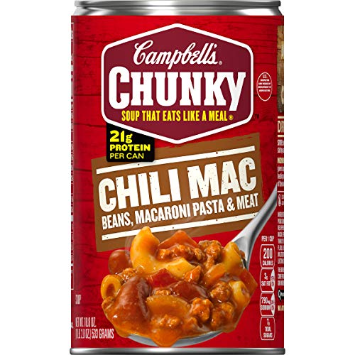 Campbell's Chunky Chili Mac Soup, 18.8 oz. Can - Thumbnail 7