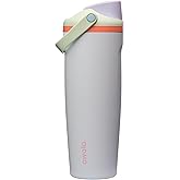 Owala FreeSip Sway Insulated Stainless Steel Water Bottle with Two-Way Spout, Built-In Straw and Bucket Handle, Made for Travel, School, and Sports, 30oz, BPA Free, Leak Proof, Beach House