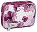 Vaultz Locking Everyday Case for Cosmetics Storage, Purple Floral (VZ03750)