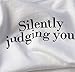 WRYBABY Funny Baby Bodysuit | Silently Judging You | White | Plus New Parent Gift, The Wheel of Responsibility Spinner Game (0-6 Months)