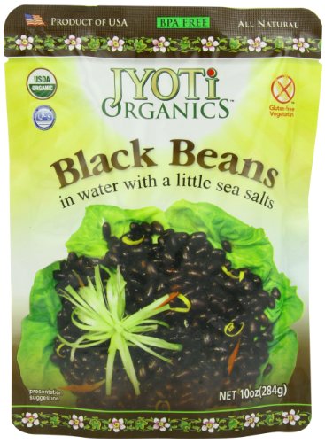 UPC 077502990030, Jyoti Organic Black Beans, 10 Ounce (Pack of 6)